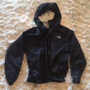 Black Northface Rain Jacket
